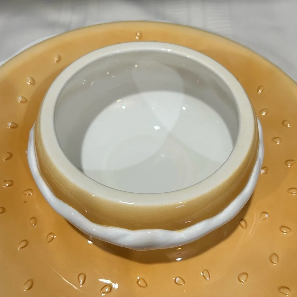 Ceramic Bagel Dish Set - Picture 5 of 6